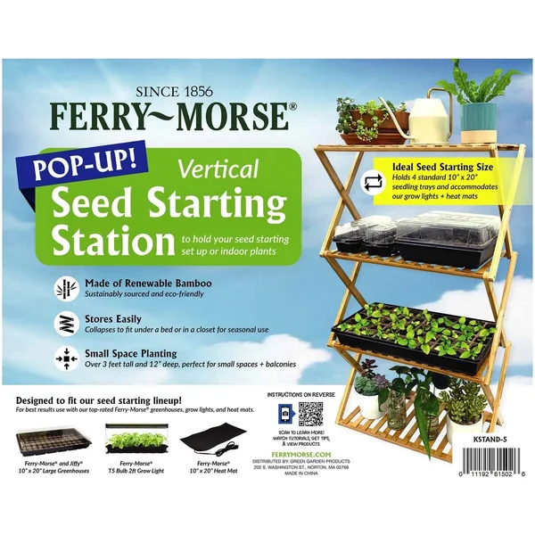 Ferry-Morse Bamboo Pop-Up Seed Starting Station
