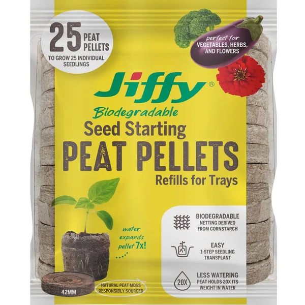 Jiffy 42mm Pellet Refill 25