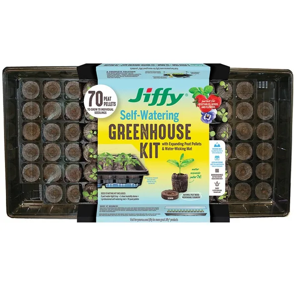 Jiffy 70 Self Watering Greenhouse 36mm