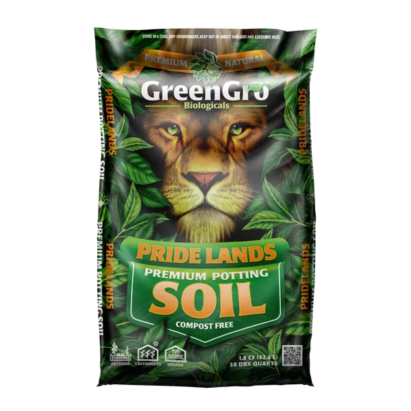 Greengro 1.5cf Pride Lands Premium Potting Soil
