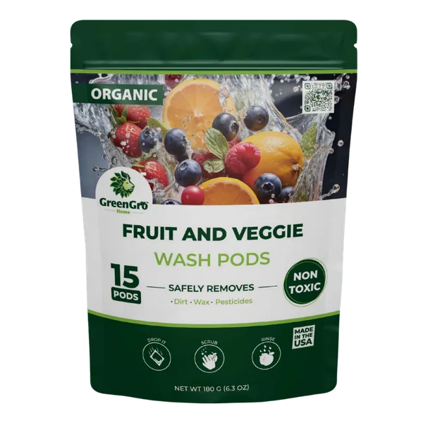 GreenGro 1 lb Fruits & Veggies Wash Pods