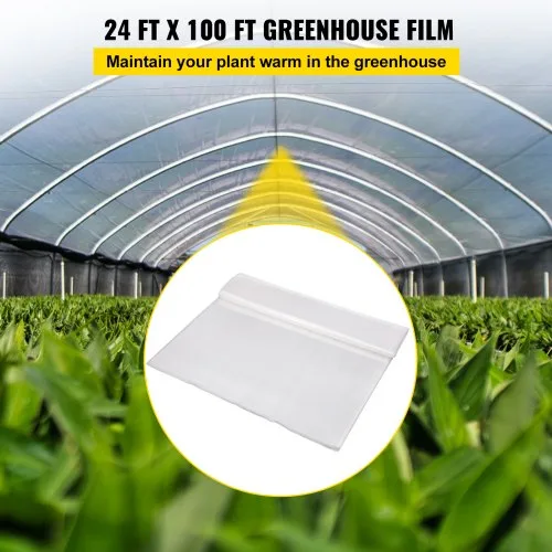 Greenhouse Film Clear 6mil UV 24ft x 100ft - Image 2