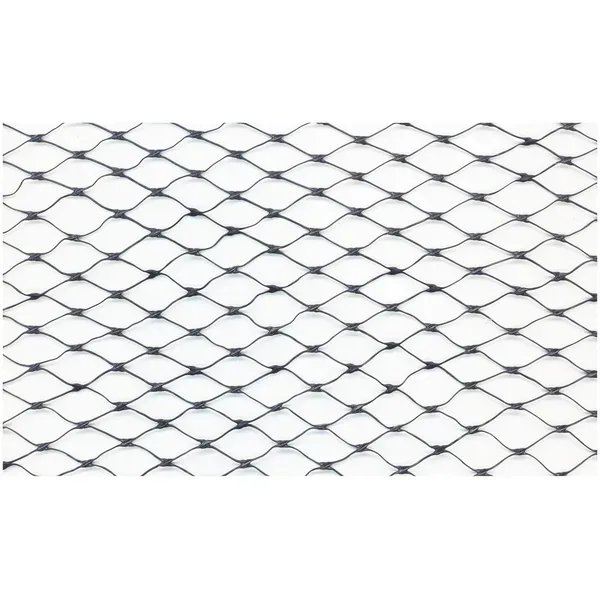 Greenyard 28'x28' Diamond Mesh Bird Net Folded Black - Image 2