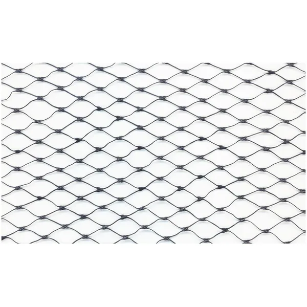 Greenyard 28'x28' Diamond Mesh Bird Net Folded Black