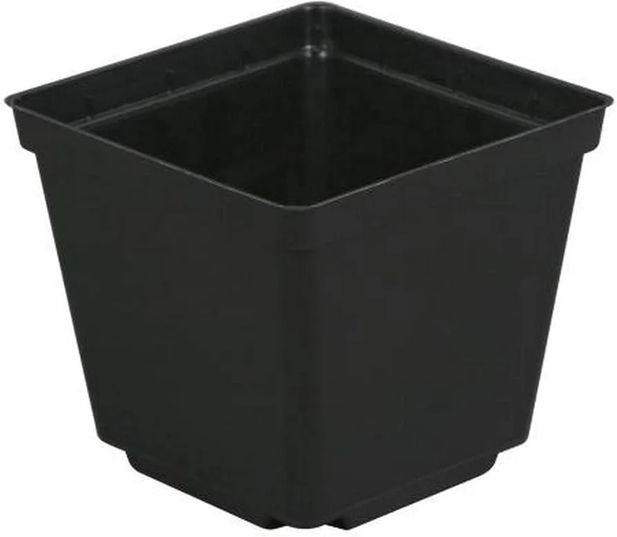 Gro Pro x 3.5 in x 3 in Plastic Pot Black - Image 2