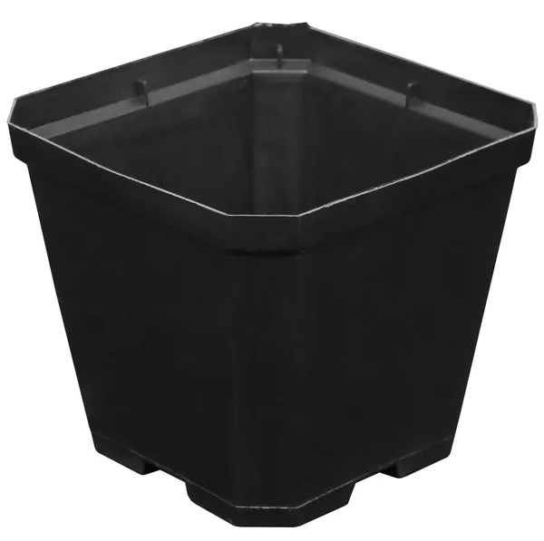 Gro Pro x 4 in x 3.5 in Plastic Pot Black