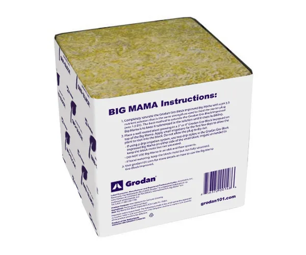 Grodan Improved Gro-Block Big Mama, 8 x 8 x 8, no hole