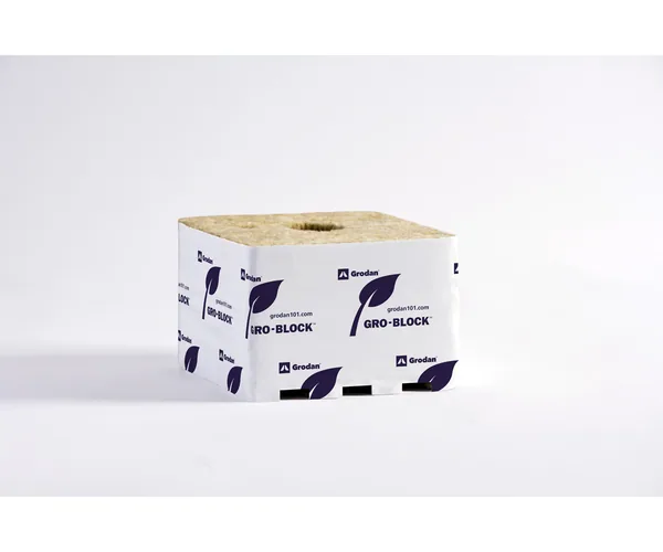 Grodan Improved Gro-Block Jumbo, 6" x 6" x 4" - Case of 64