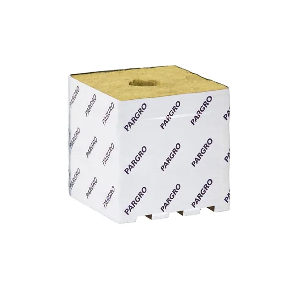 Grodan PARGRO PAR10 - Large 4" (4x4x4) w/ Hole - Strip - Carton