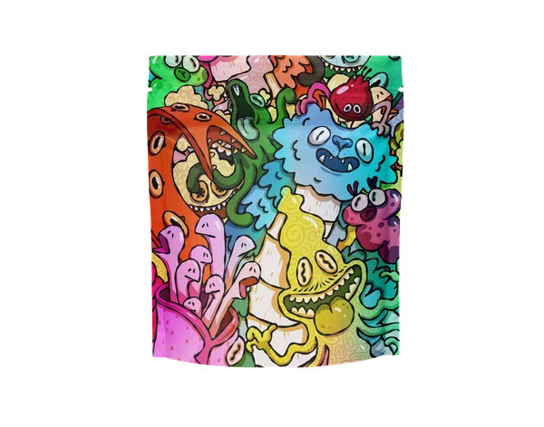 TerpLoc 1/4 Pound Velvet Soft Touch - Child Resistant Pouch - MultiColor - Single