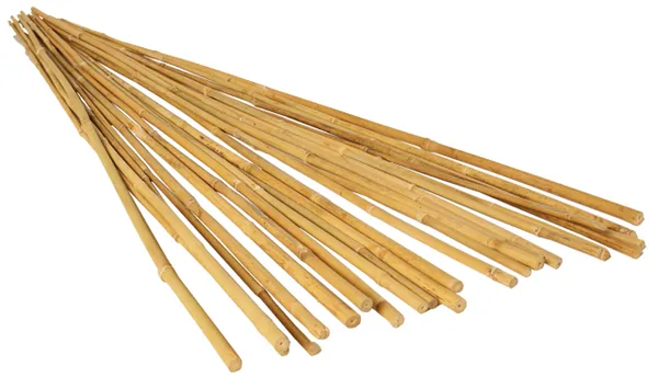 GROW!T 8 ft Bamboo Stakes, Natural - Pack of 25