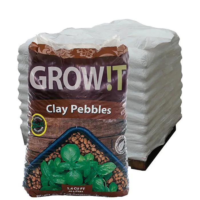 GROW!T Clay Pebbles, 4 mm-16 mm, 40 L - Image 2