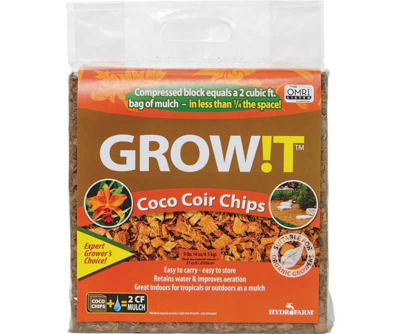 GROW!T Coco Coir Chips, Block - Image 2