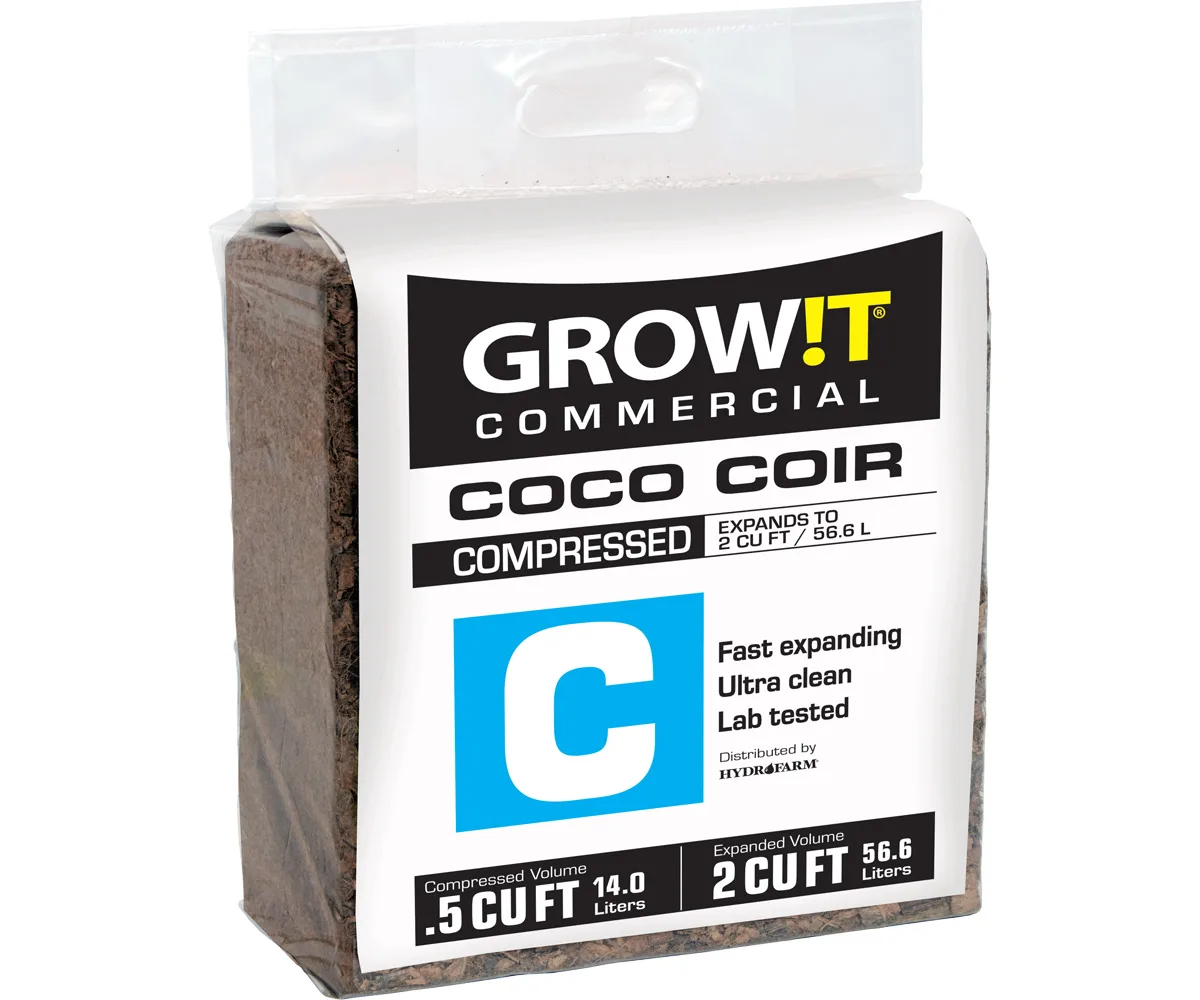 GROW!T Commercial Coco Coir 5 kg Bale - Image 2