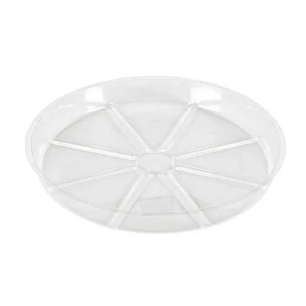 Grow1 12' Clear Plastic Pot Saucer - Image 2