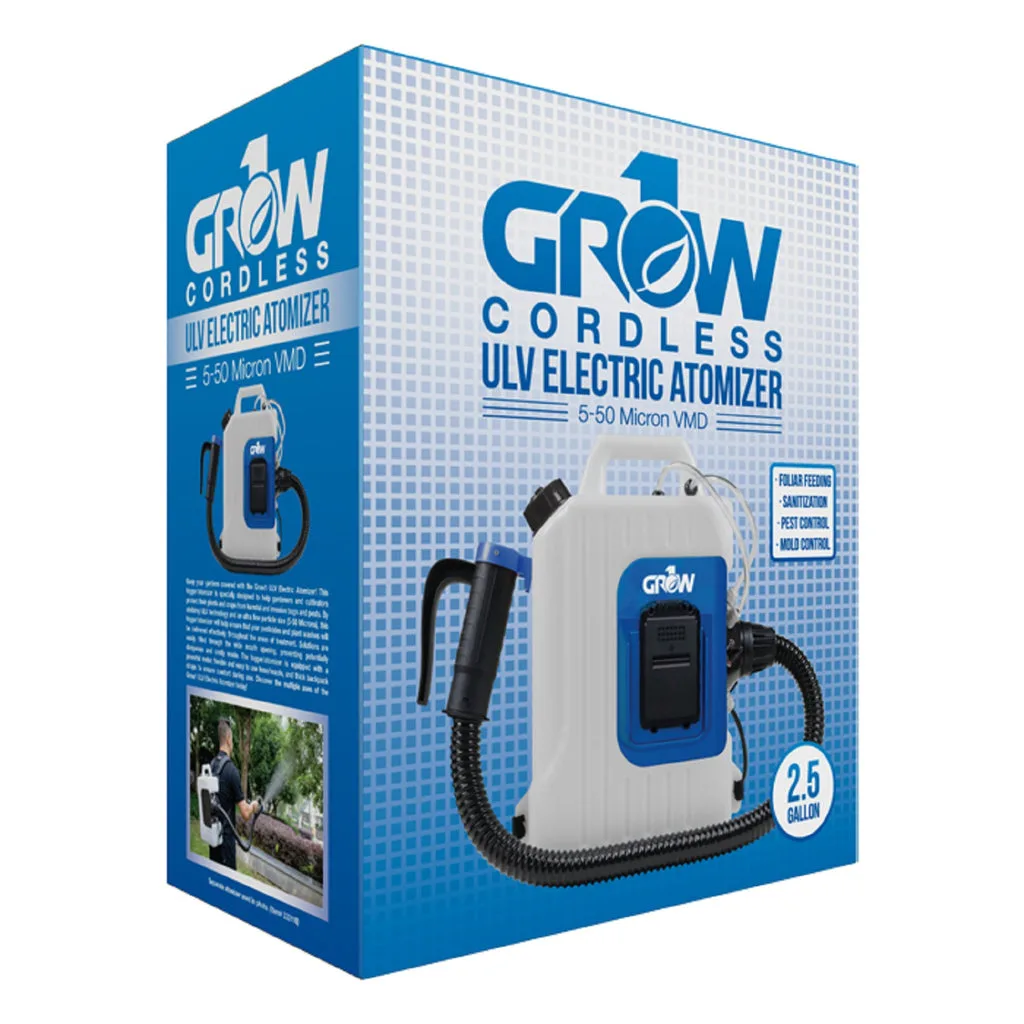 GROW1 24V Cordless Backpack Fogger ULV Atomizer 2.5 Gallon - Image 2