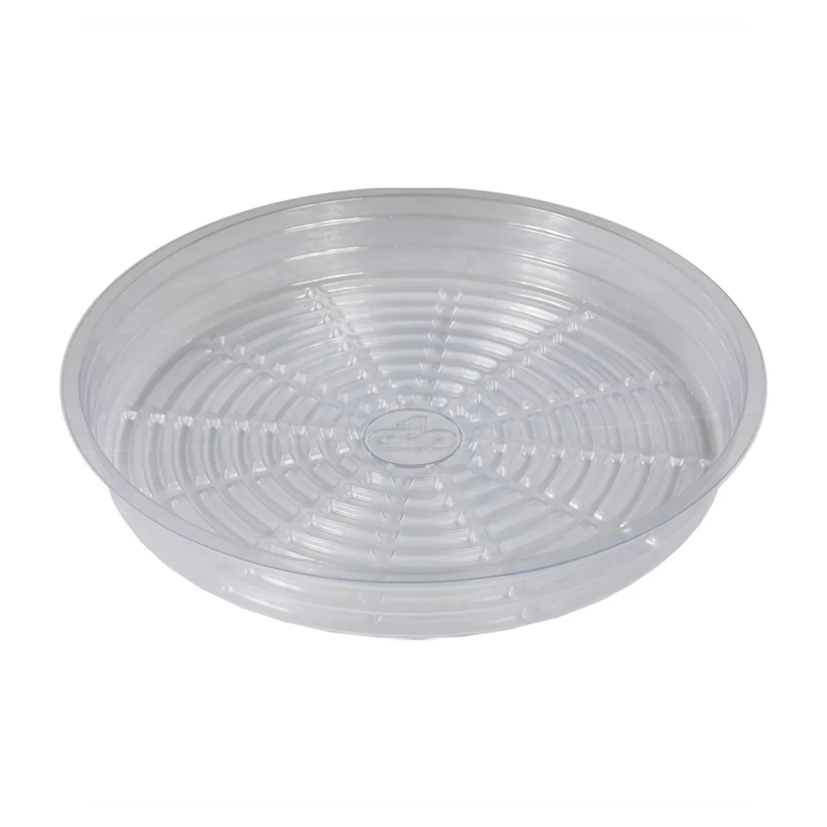 Grow1 6'' Clear Plastic Pot Saucer - Image 2