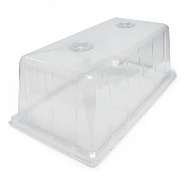 GROW1 8” Humidity Propagation Dome w/ Vents (10" x 20" x 8.25") - Image 2