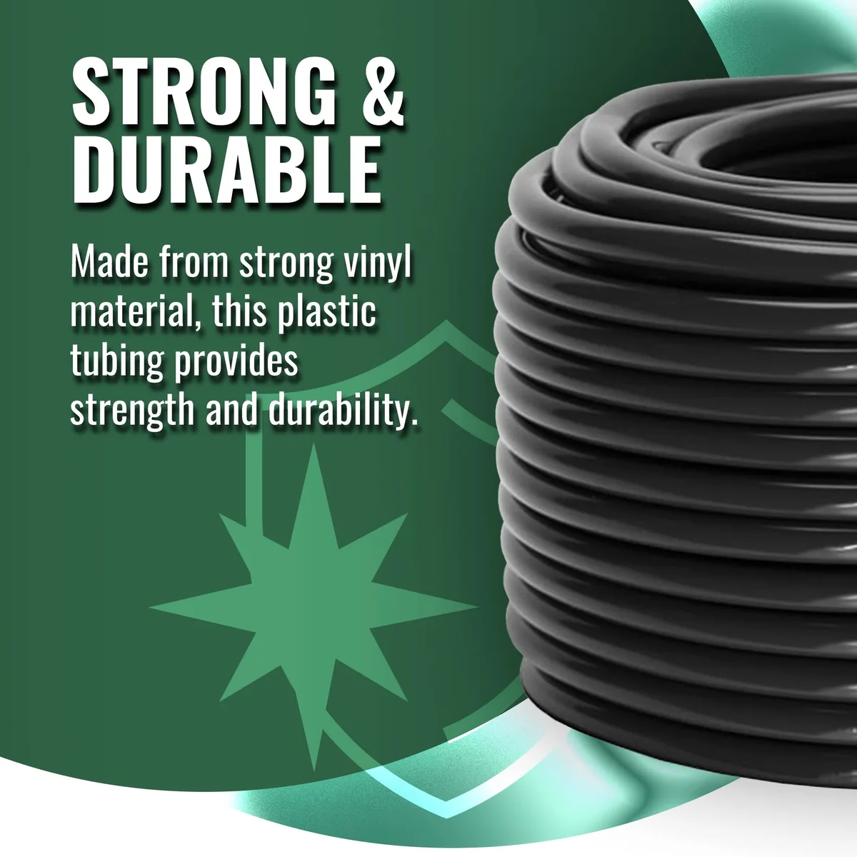 GROW1 Black Vinyl Tubing I.D. 1/2in x 100ft - Image 2