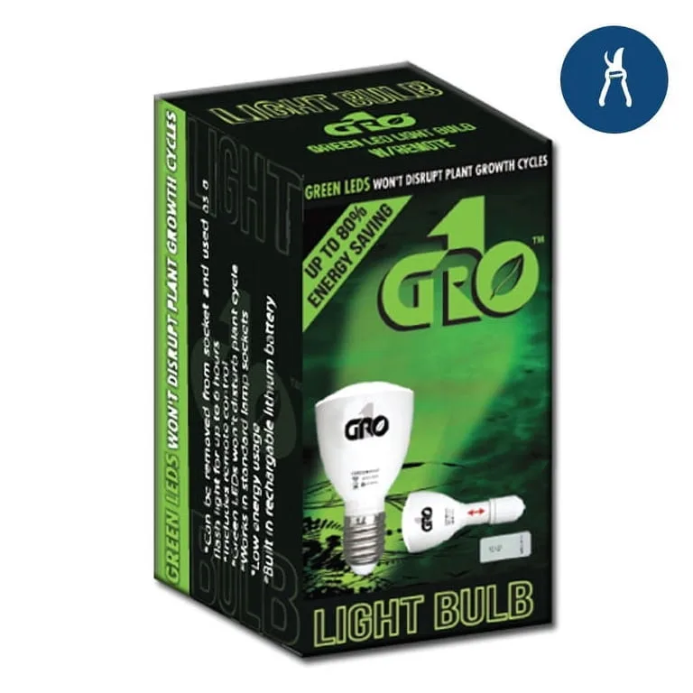 Grow1 Green LED Light Bulb w/ Remote - Image 2