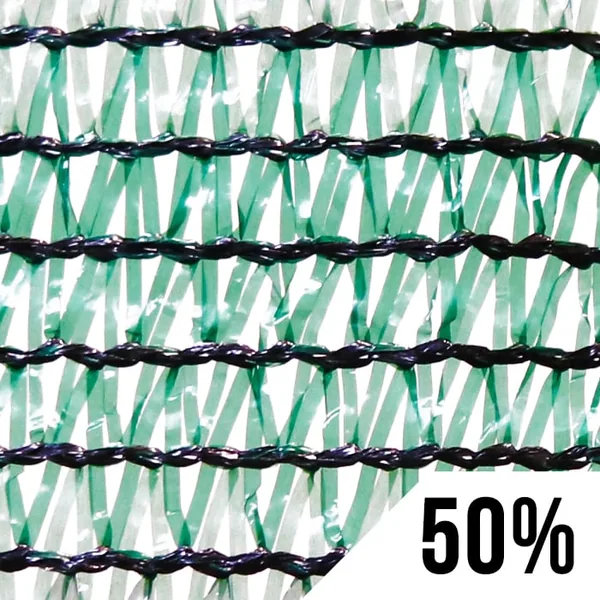 GROW1 Greenhouse Shade Cloth Dark Green 50% Light Dep 32ft x 100ft