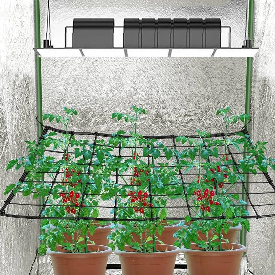GROW1 Grow Tent Flexible Trellis Netting 2ft x 2ft (4in Holes) - Image 2