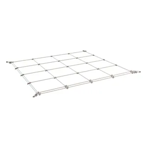 GROW1 Grow Tent Flexible Trellis Netting 2ft x 2ft 4in+6in Holes (2 Pack)