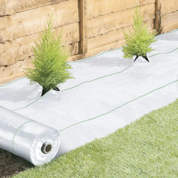 GROW1 Landscape Ground Cover Weed Mat Barrier White 12ft x 300ft - Image 2