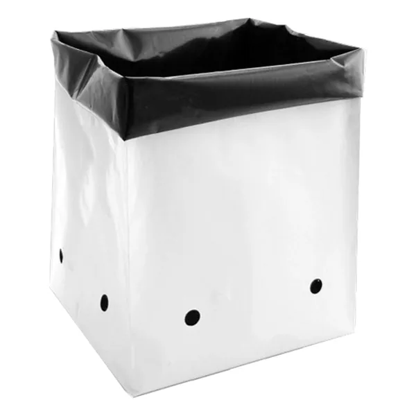 GROW1 PE Grow Bags Black & White 1/2 Gallon (100pcs/Pack)