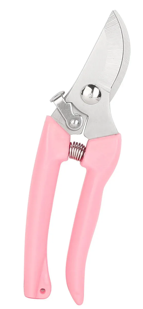 Grow1 Pink Trimming Shears, Curved Blade Scissors - Image 2