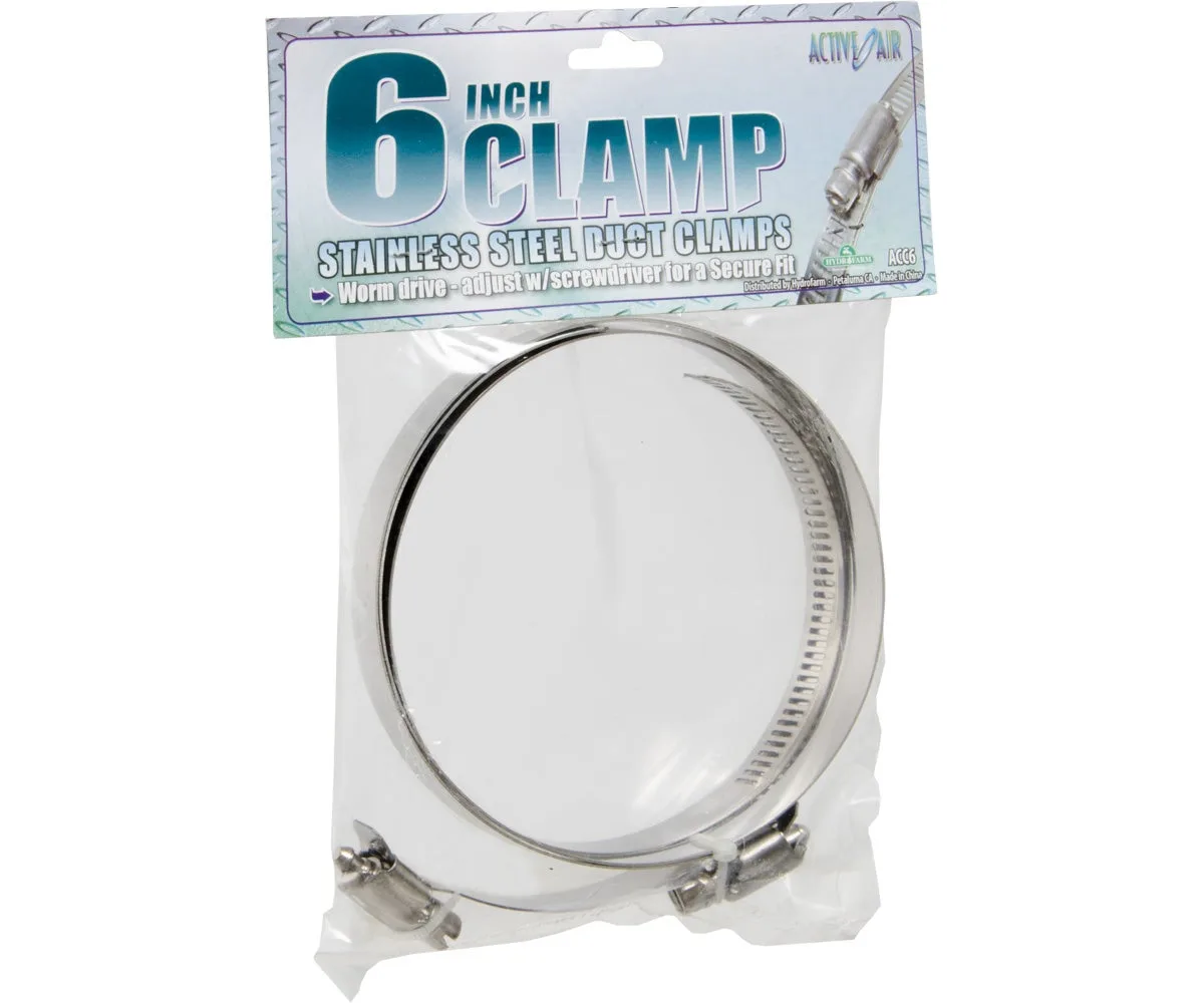 GROW1 Stainless Steel Duct Clamp 6in - Image 2