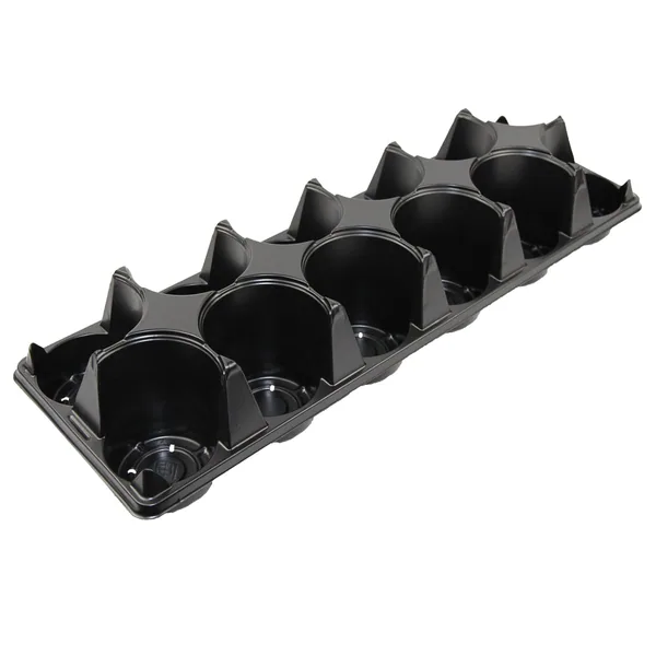 Grower Select 03.50 Transport Tray 12 Ts Black (Case of 90)
