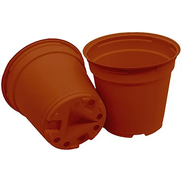 Grower Select 04.33 Standard Round Pot, Terracotta, 4.33in D x 3.84in H, 1.17 Pint (Case of 750)