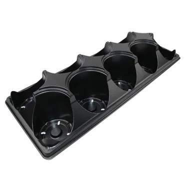 Grower Select 04.33W Transport Tray 10 Black (Case of 75)