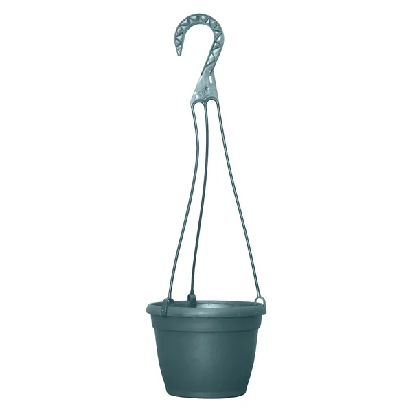 Grower Select 06.00 Bella Hanging Basket With Hanger Green, 6in OD x 4.4in H x 4.0in BD", 1.2 Liters, 0.3 Gallons (Case of 46)