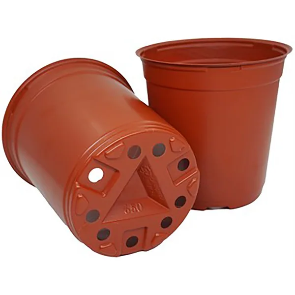 Grower Select 06.50 Trade Gallon Round Pot Terracotta, 6.50in D x 6.50in H, 2.53 Quart (Case of 300)
