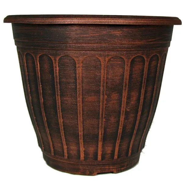 Grower Select 08.00 Fall2 Cover Pot Black / Bronze Wash — Case of 124 - Image 2