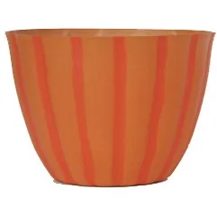 Grower Select 09.00 Little Harv Pumpkin Pot No Face with Drain Holes; Use 8x5 Mum Pan for Drop in Grower Pot (Case of 90)
