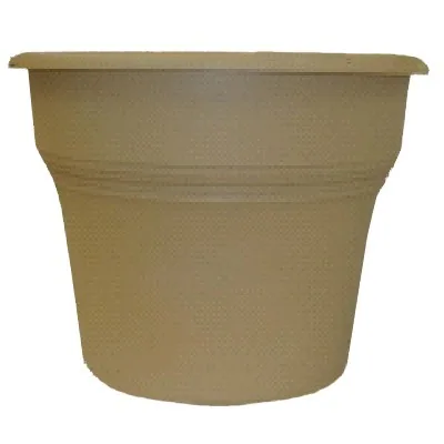 Grower Select 10in Orbit Deco Planter, Mocha, 1.91 gal (Case of 46)