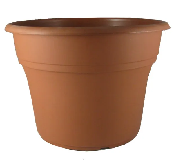 Grower Select 10in Orbit Deco Planter, Terra Cotta, 1.91 gal (Case of 46)