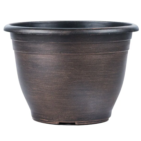 Grower Select 10.00 Tara Pot Copper Wash 6.5 Liter 1.72gal - 10.83in OD x 7.68in H LF1102 (Case of 48)