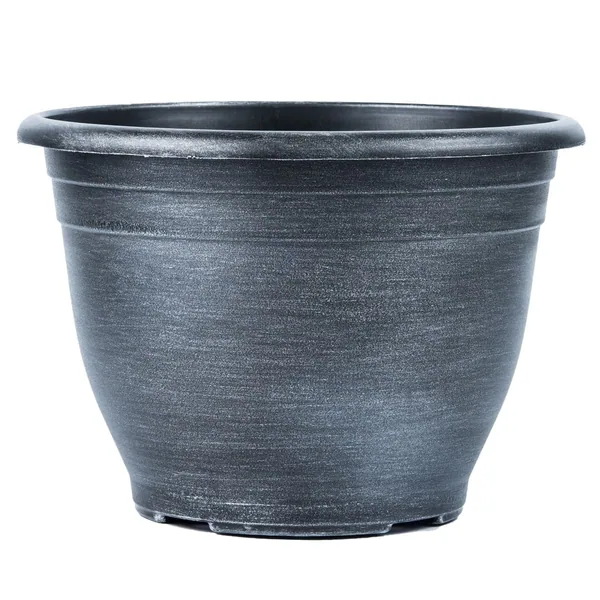 Grower Select 10.00 Tara Pot Silver Wash 6.5 Liter 1.72gal - 10.83in OD x 7.68in H LF1102 (Case of 48)