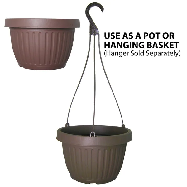 Grower Select 10.50 Combo Pot With Dish Brown — Case of 50