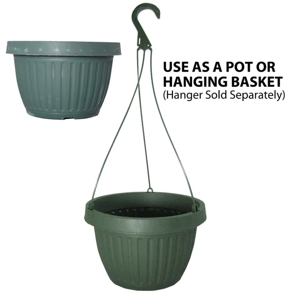 Grower Select 10.50 Combo Pot With Dish Green — Case of 50