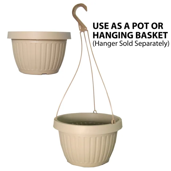 Grower Select 10.50 Combo Pot With Dish Mocha — Case of 50