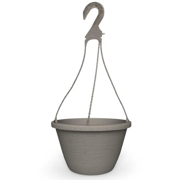 Grower Select 11.00 Zealand Hanging Basket Cool Grey, 11in OD x 6.34in H, 1.55 Gallons (Case of 50)