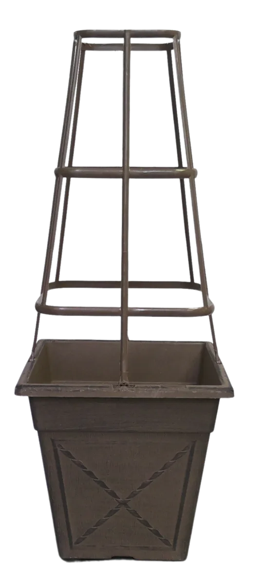 Grower Select 11.50 Kathy Pot Black Tomato Cage Open Top — Case of 40 - Image 2