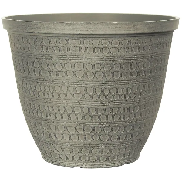 Grower Select 12.00 Ashbridges Planter Shaded Greystone 3gal - 12in OD x 9.6in H (Case of 31)