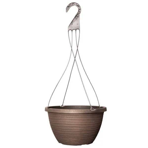 Grower Select 12.00 Dune Flat Rim Planter Brushed Champagne — Case of 25 - Image 2