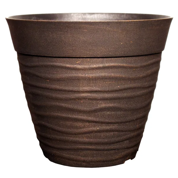 Grower Select 12.00 Dune Flat Rim Planter Warm Copper — Case of 25